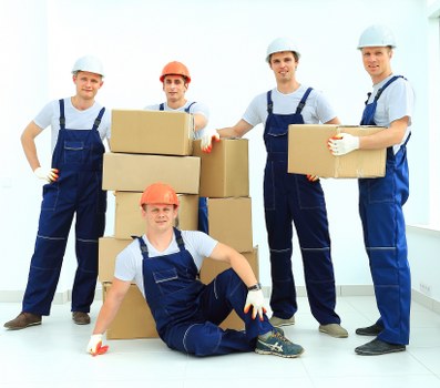 Removal company handling a house move in Barnes