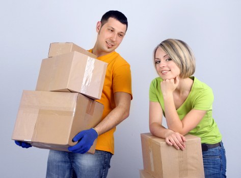 Organised unpacking in a new Barnes apartment