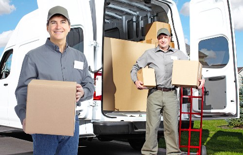 Household moving day with Barnes removals service