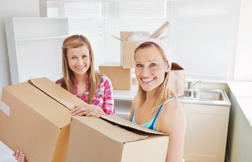 Charity donation items prepared during a Barnes house clearance