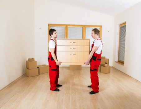 Flexible man and van support for moving items in Barnes